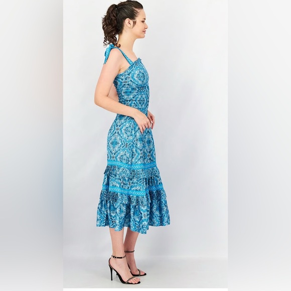 Ramy Brook Sia Printed Midi Dress Medium - Picture 5 of 16